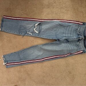 Banana Republic Blue High-Rise Straight Jeans